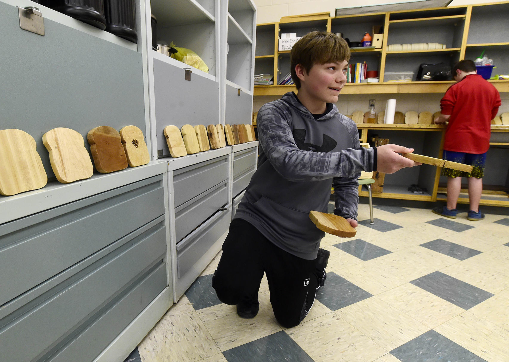 Students produce gifts for adults